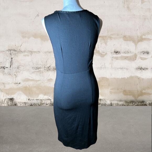 Philosophy Women's Fringe Detail Black Sheath Dress - Size XS - Picture 3 of 6